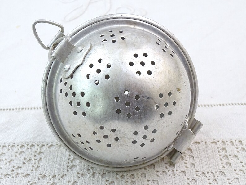 Vintage French Metal Rice Cooker / Infusion Ball Retro Etsy