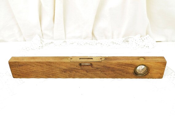 wooden spirit level