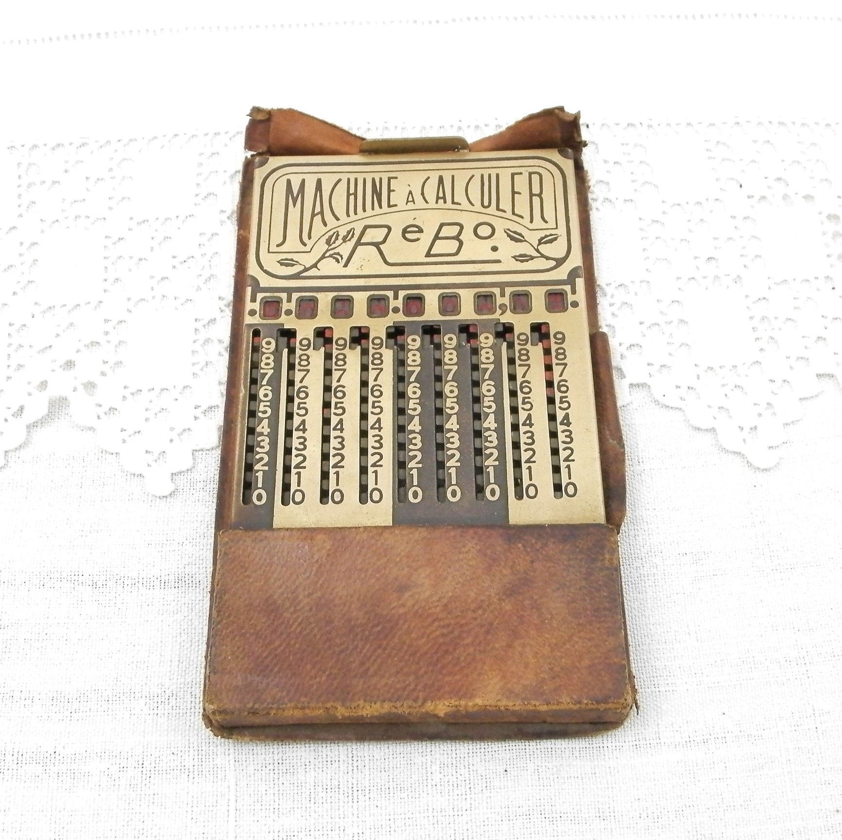 Vintage Metal Manual Mechanical Pocket Calculator with Stylist Windsor  Japan