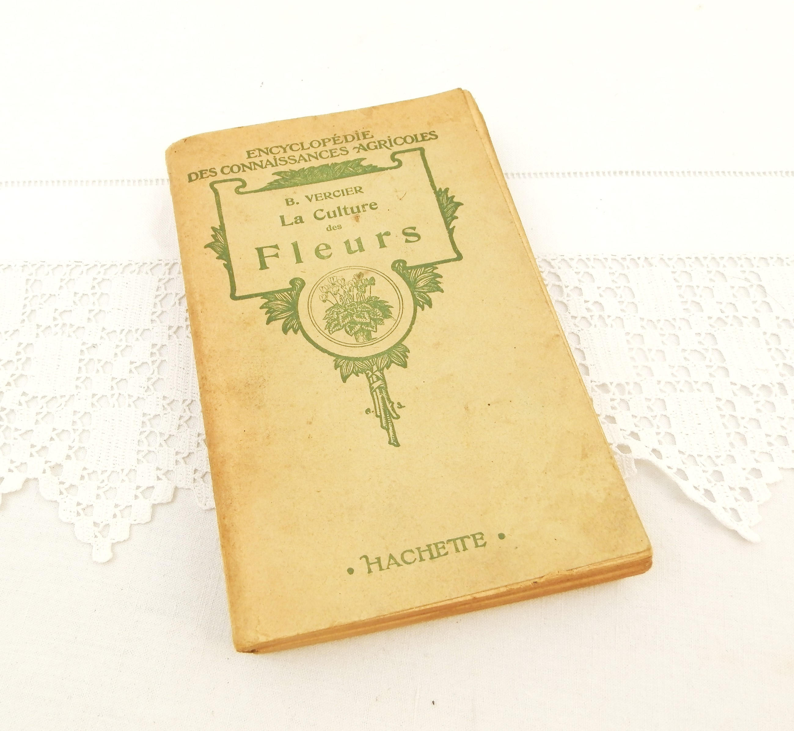 Vintage 1932 French Flower Floriculture Book Published by Hachette ...