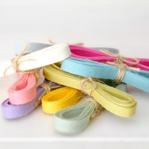 Satin Ribbon 1 inch 25mm wide Art craft all purpose PACK OF 25 assorted  colors