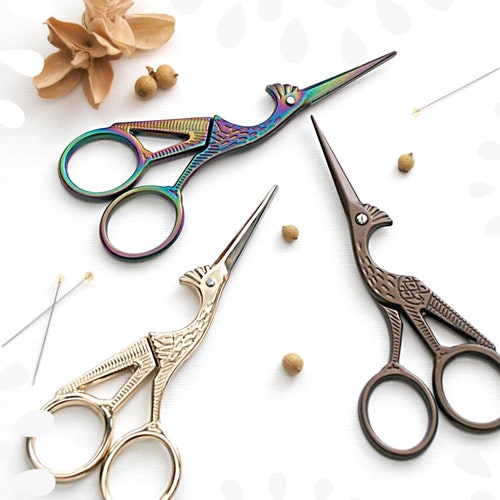 Gold Sewing Scissors. Fancy Embroidery Shears. Tiny/small Etsy