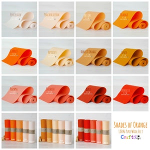 Skin Color Wool 100% Merino Wool Felt Roll- 5