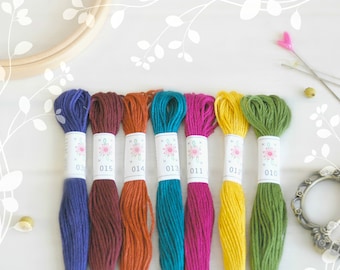 Embroidery Floss "Laurel Canyon" - 7 Skeins Pack - Embroidery Thread by Sublime - Embroidery Thread - Sublime Stitching - Cotton Floss