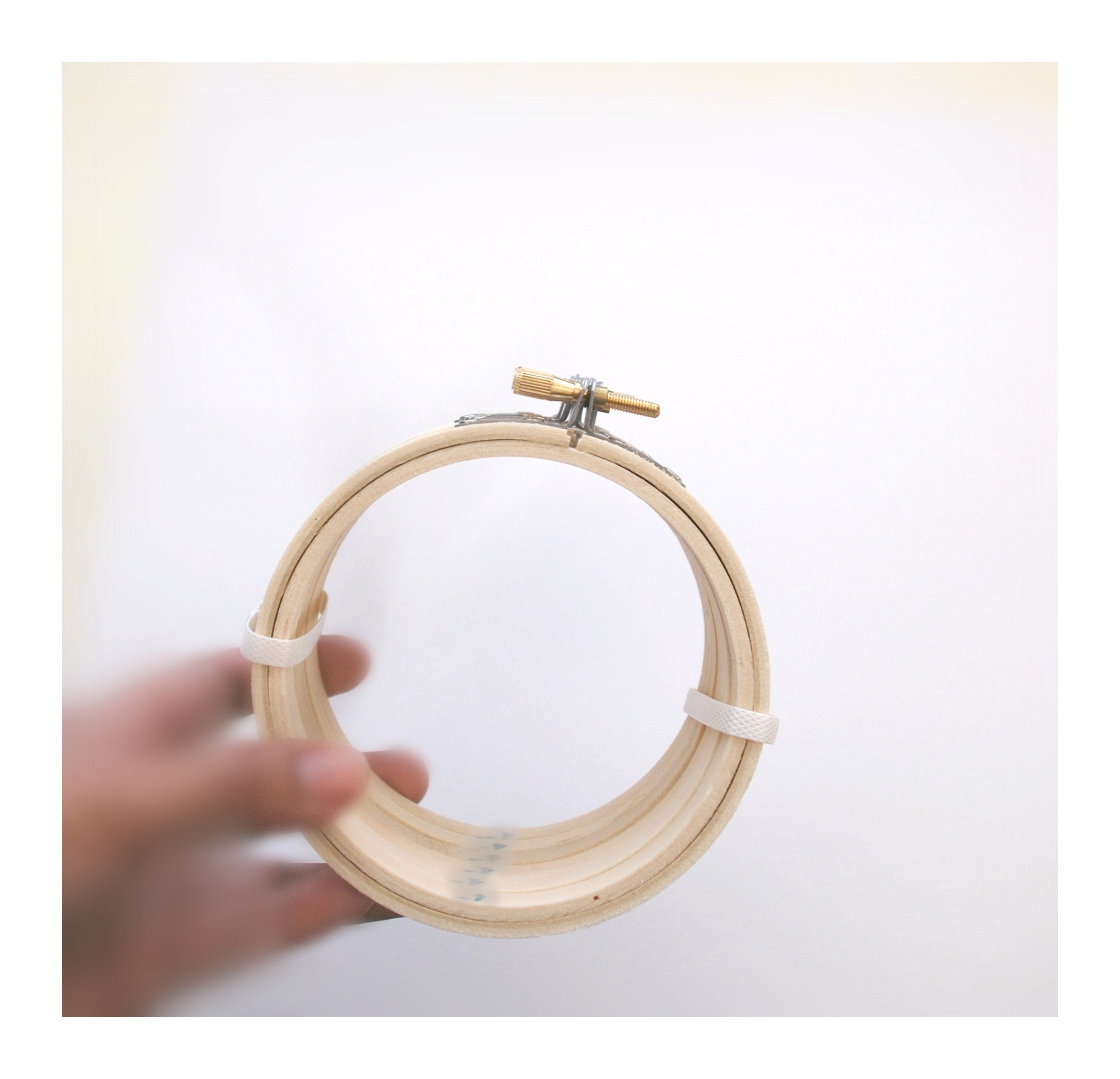 6 - pack - 5 or 6 Wooden Embroidery Hoop - Embroidery Accessories