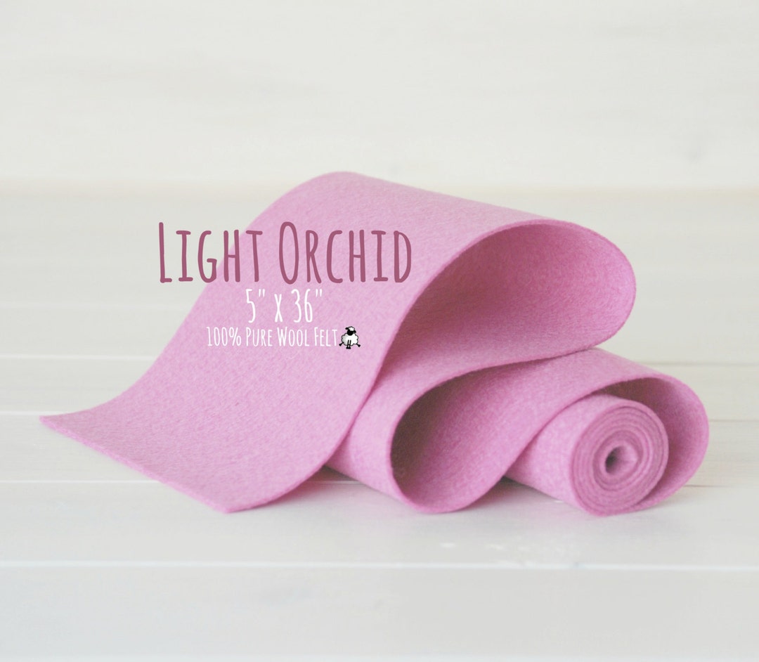 100 Merino Wool Felt Roll 5 X 36 Wool Felt Roll Wool Felt Color Light