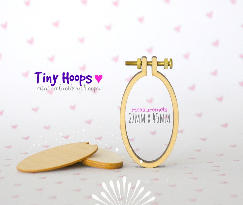 Diy tiny embroidery hoop frame kit 27mm x 45mm embroidery  etsy Diy tiny embroidery hoop frame kit 27mm x 45mm embroidery  etsy
