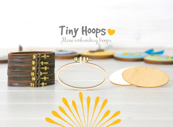 DIY Mini Embroidery Hoop Frame 62mm X 34mm Oval Embroidery Hoop Miniature  Embroidery Hoops DIY Tiny Hoop Kit Mini Oval Hoop Frame L 