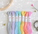 Embroidery Floss 'Frosting Pallete' - 7 Skeins Pack - Embroidery Thread by Sublime Floss - Sublime Stitching - Cotton Floss - Embroidery 