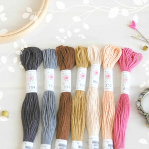 Sublime Stitching Broderigarn: Porträttpalett, 7 nystan bomullstråd