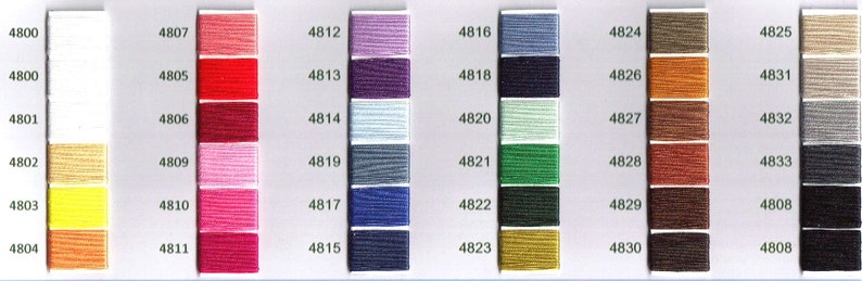 GOTS Organic Cotton Thread: TC-4801, Natural White, 300 Yards image 5