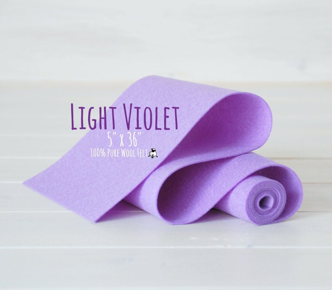 100 Merino Wool Felt Roll 5 X 36 Wool Felt Roll Wool Felt Color Light