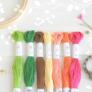 Flowerbox Palette Broderigarn - 7 nystan Sublime Stitching Cotton