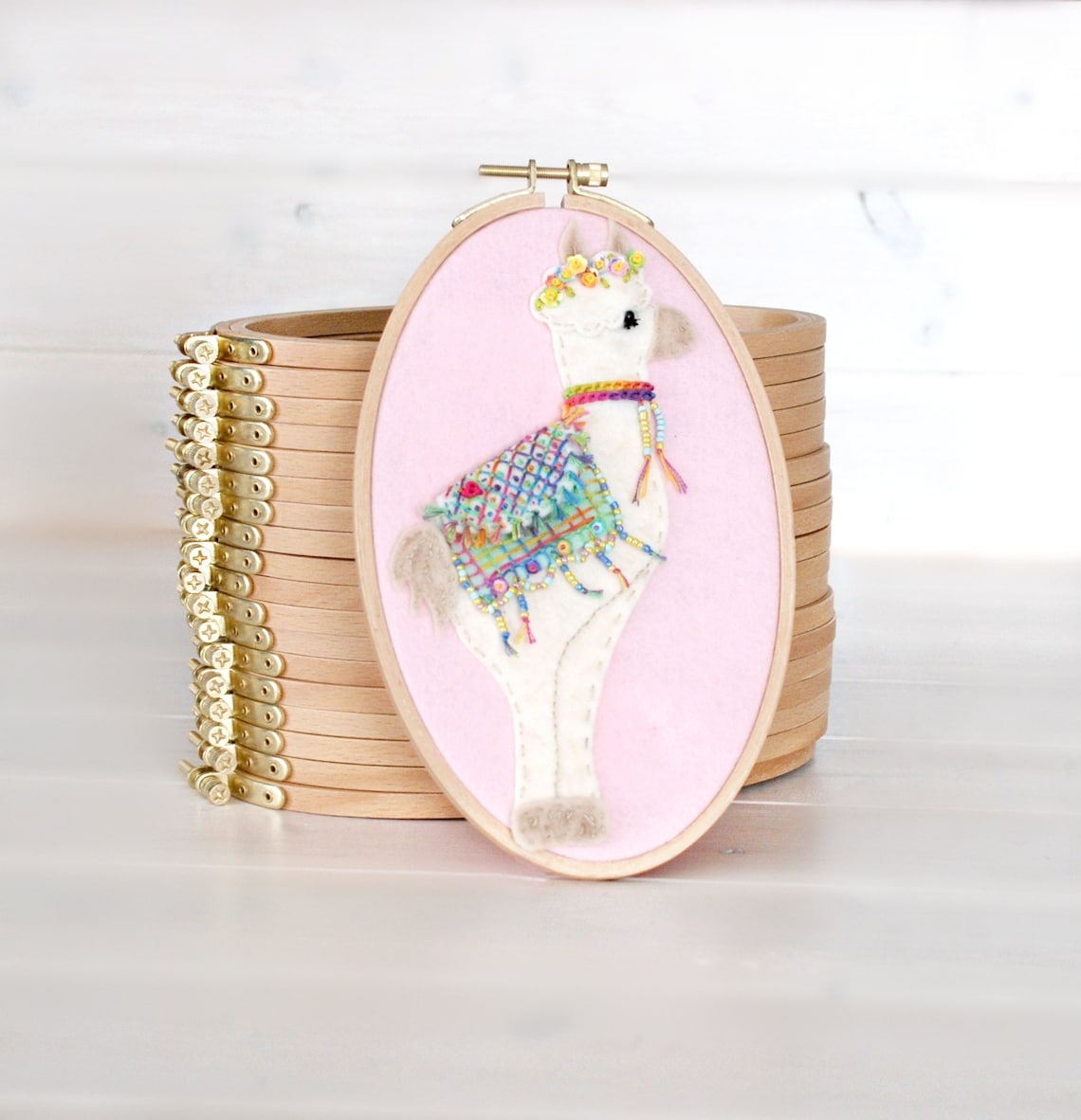 Oval Embroidery Hoops Wooden Embroidery Hoop Embroidery Etsy