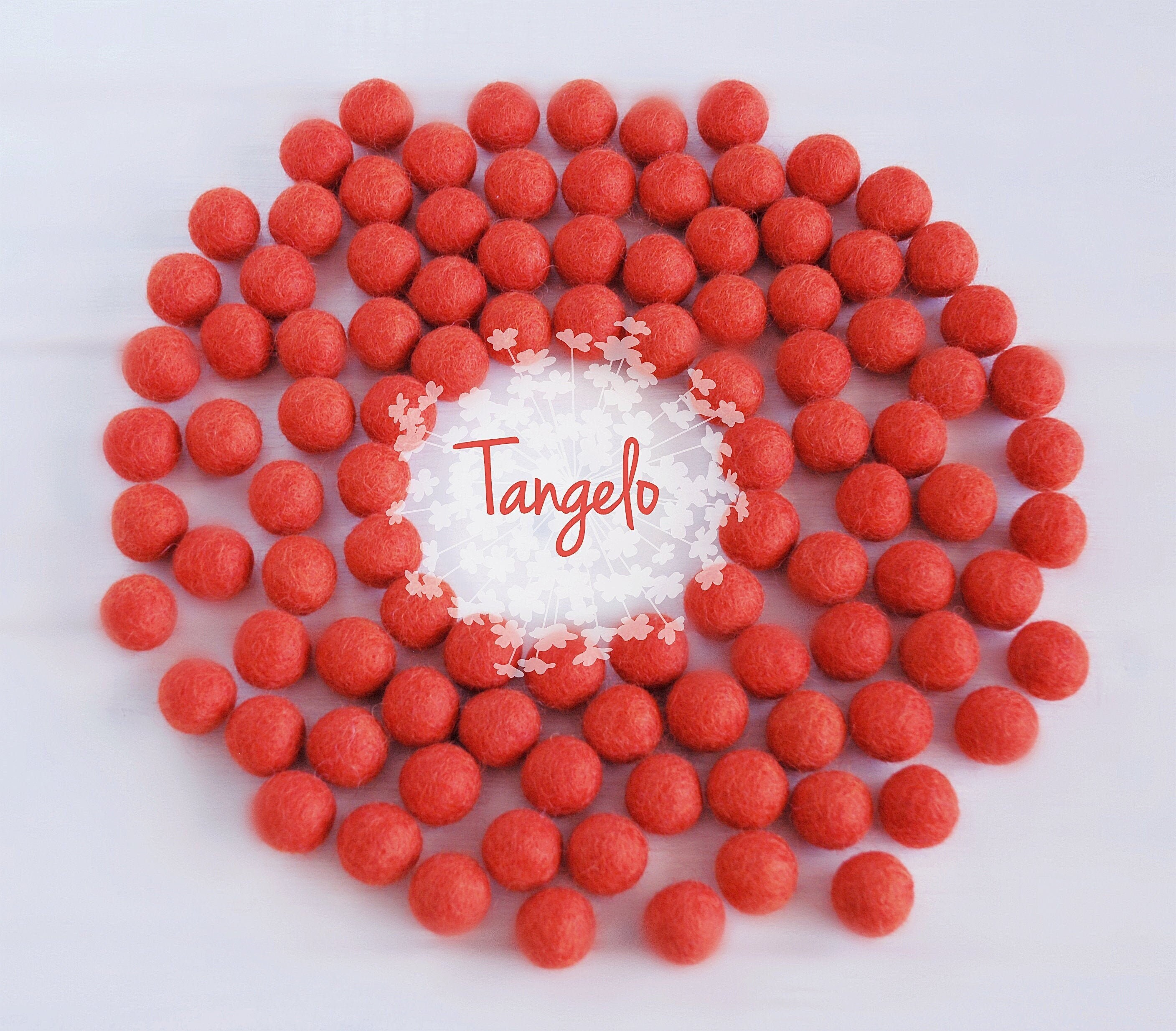 Wool Felt Balls - Size, Approx. 2CM - (18 - 20mm) - 25 Felt Balls