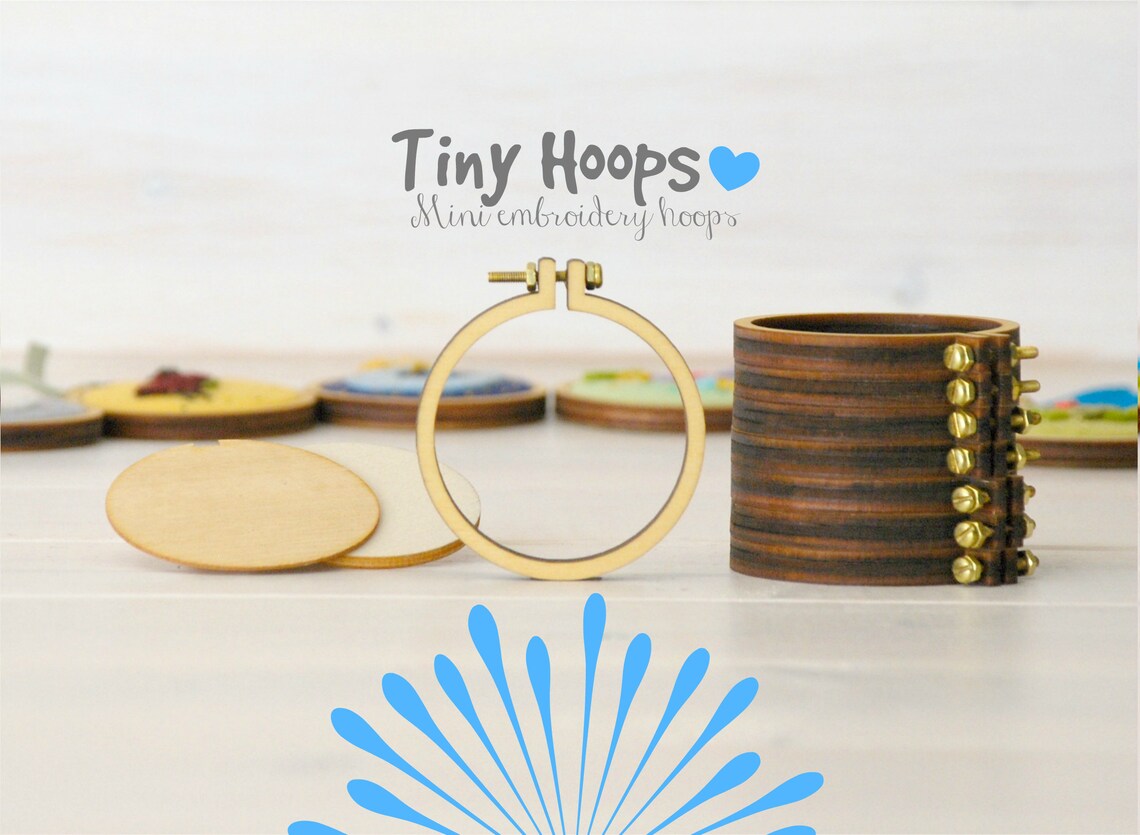 DIY Mini Hoop Frame 2.2/5.5cm Hoop Miniature Etsy