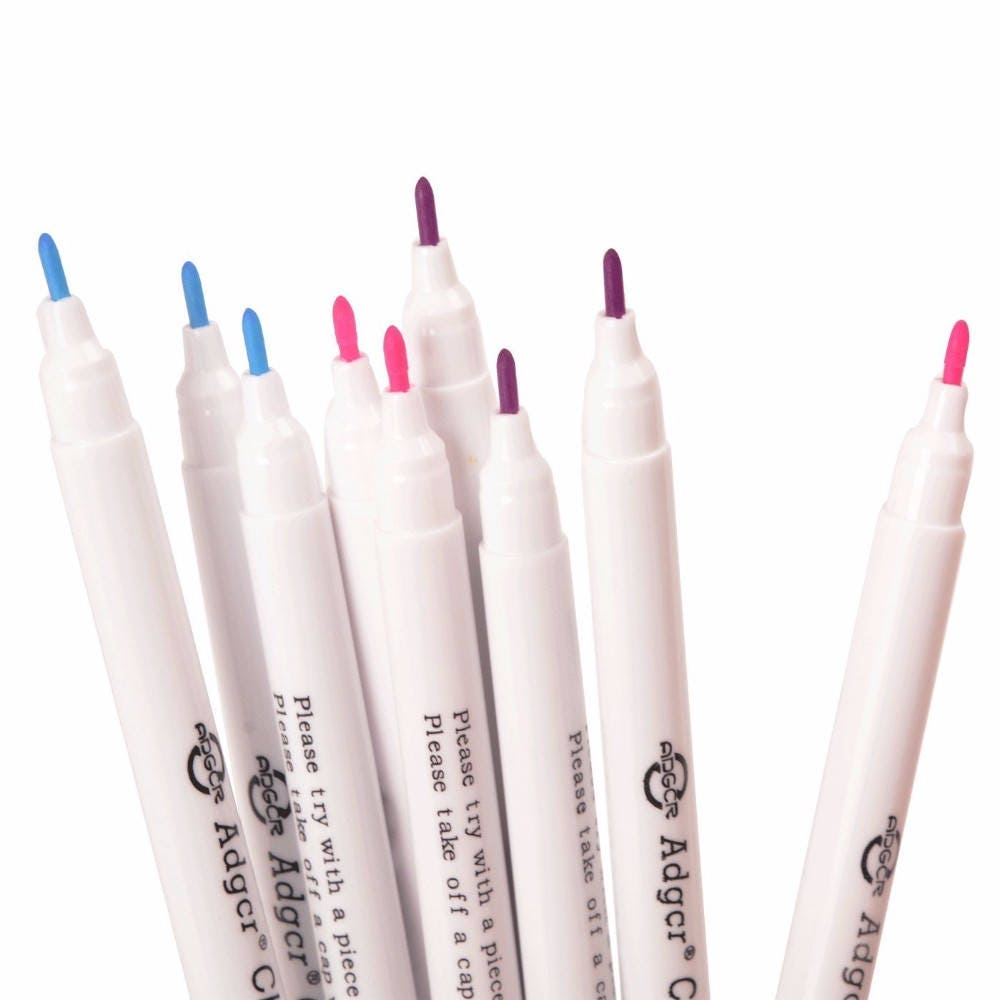 Best Water-Soluble Fabric Markers for Disappearing Ink –