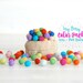 1CM Tiny Wool Felt Balls - Colorful Felt Balls - 1CM Wool Felt Balls -10mm - 100% Wool Felt Pom Poms - 10mm Felt Balls  - Single Color Pack 