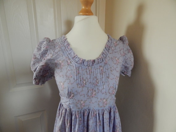 Vintage Laura Ashley dress - early 1970s - full le