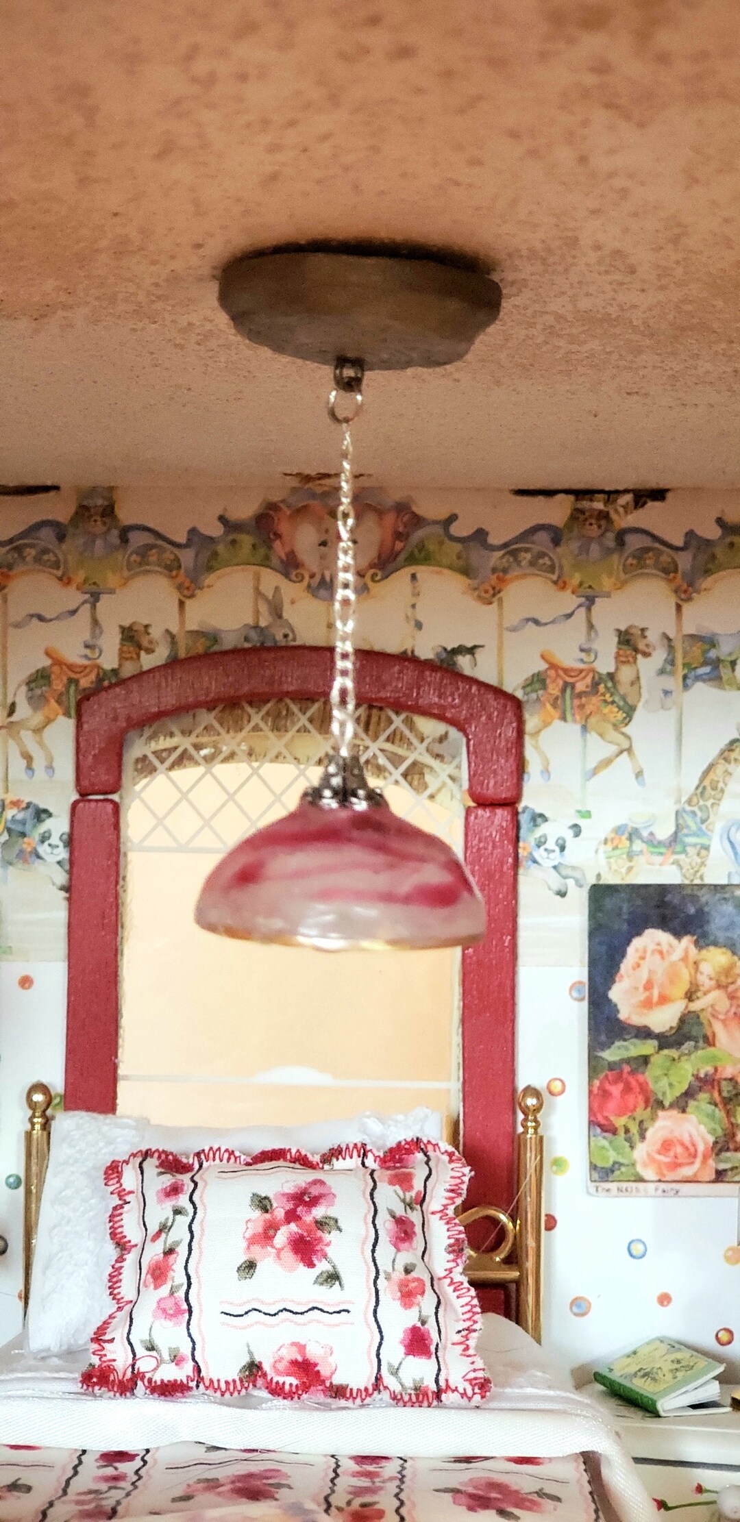 112 Dollhouse Light Fixture Miniature Chandelier Mini Ceiling Light