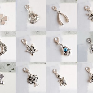 Wholesale SUPERFINDINGS 37 Styles 74Pcs Study Theme Clip on Charms Lobster  Clasp Charms Alloy Dangle Pendant Jewelry Accessories for DIY Earrings  Necklaces Bracelets Crafts Decoration 