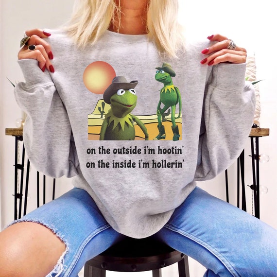 Hootin and Hollerin Graphic T-shirt Funny Kermit Quote Tee - Etsy