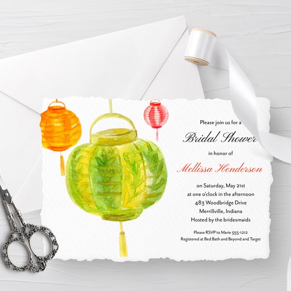 Bridal Shower Lanterns Etsy
