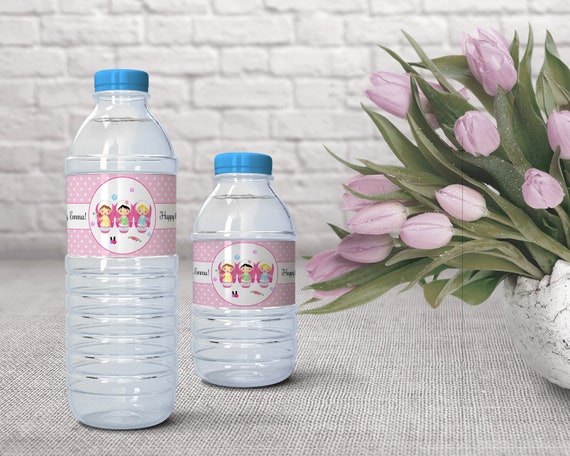 spa-day-water-bottle-label-water-bottle-label-water-label-template