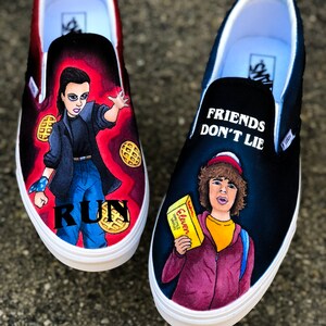 stranger things custom vans