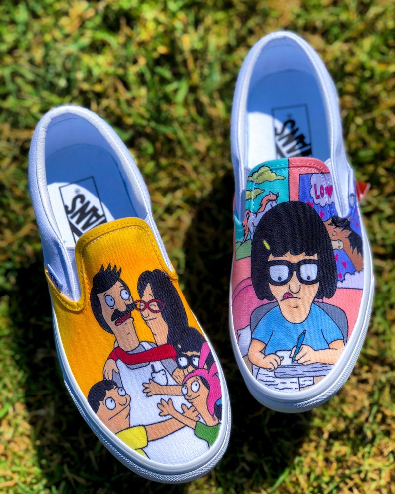 Bob's Burgers Custom Vans Etsy