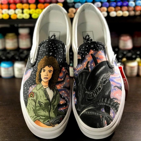 alien vans slip on