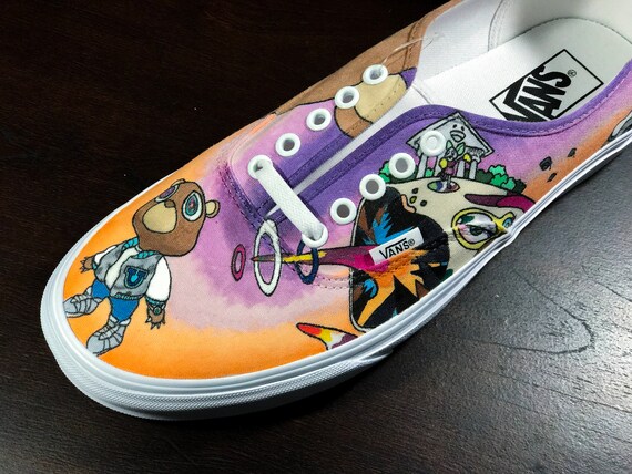kanye west custom vans