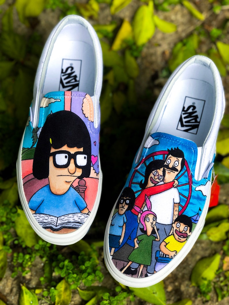 Bob's Burgers Custom Vans Etsy