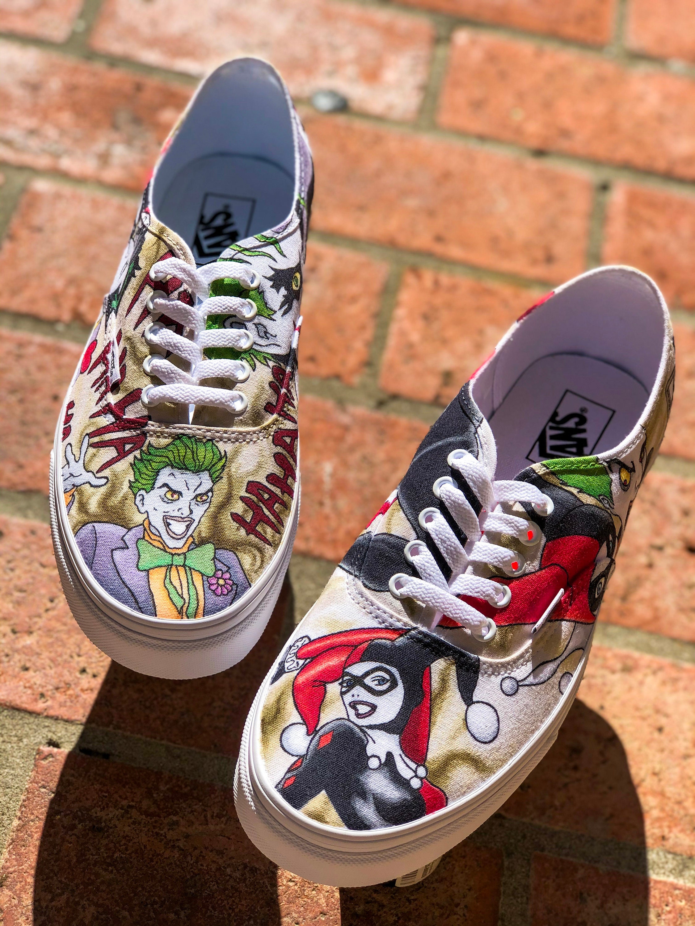 harley quinn vans shoes