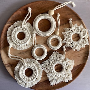 Macrame Christmas Decorations