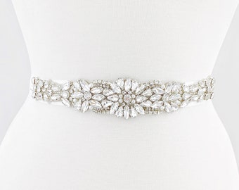 Items Similar To Rolled Rosette Sash For Bride Bridesmaids