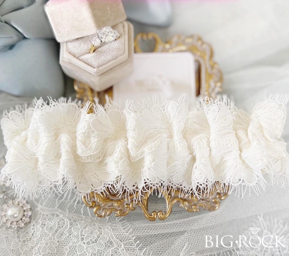 Lace Garters for Wedding, Bridal Accessories, Bride to Be Keepsake Gift, Personalized Garter, Lingerie Shower Gift for Bride