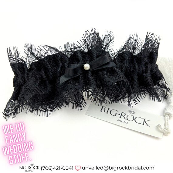 Chic Black Chantilly Lace Wedding Garter Belt, Bridal Garter Lingerie, Handmade Wedding Accessories, Bridal Shower Bride Gift