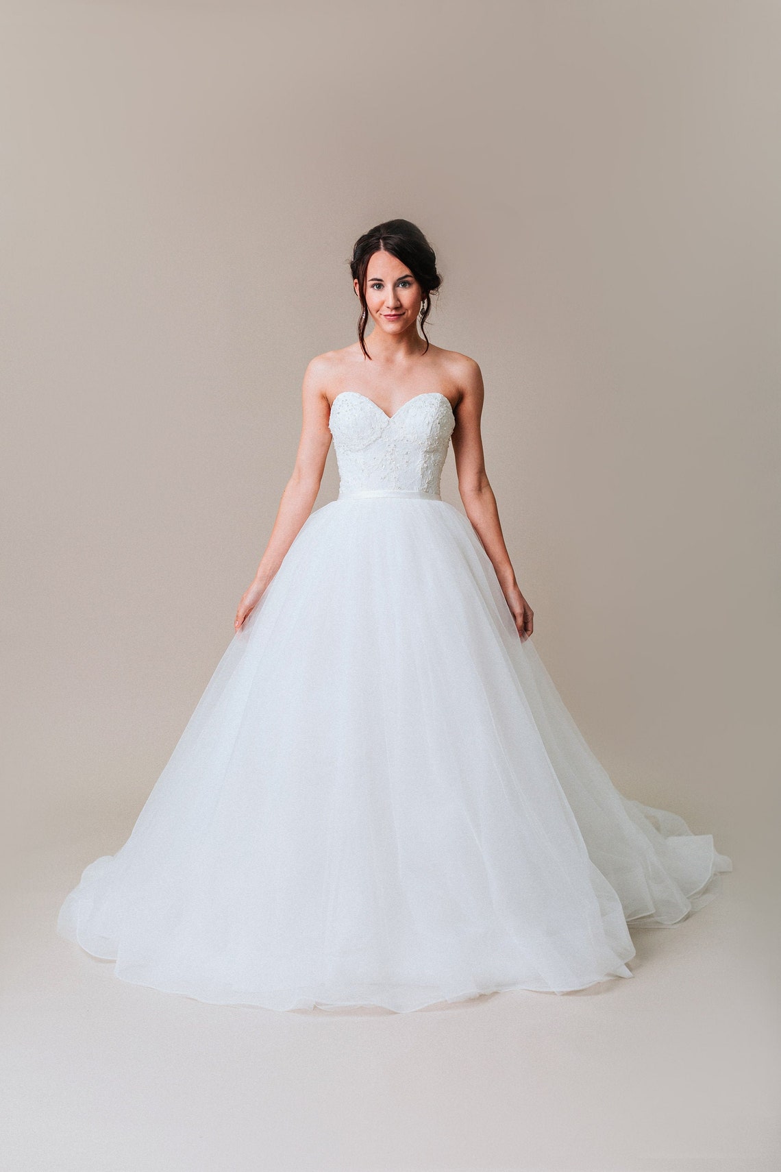 Lace Wedding Dress Ball Gown Bridal Dress Plus Size Wedding Etsy