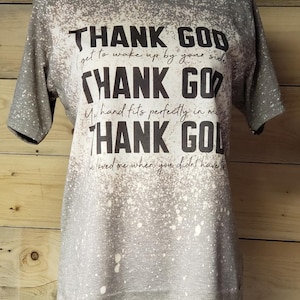 Thank God- Unisex Graphic T-Shirt by Rock&#39;n u Designs