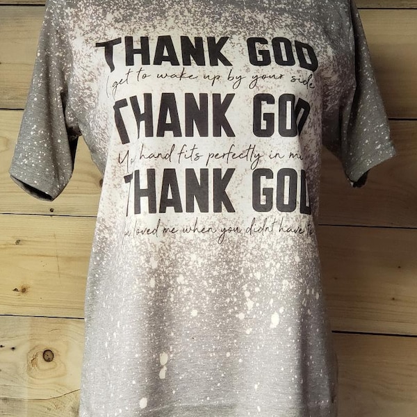 Thank God- Unisex Graphic T-Shirt by Rock'n u Designs