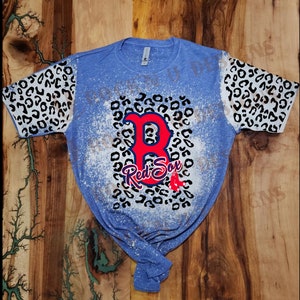 Sox Leopard With sleeves Custom Graphic Design Shirt by Rock&#39;n u Designs