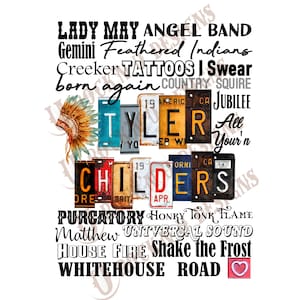 Digitaler Download Grafik Design PNG &quot;TATTOOS - Feathered Indians&quot; von Rock&#39;n u Designs