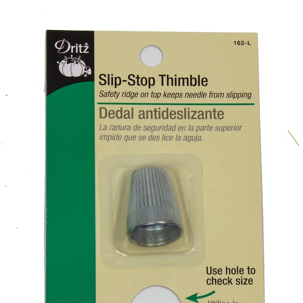 Dritz Slip-Stop Thimble Size Large (10)