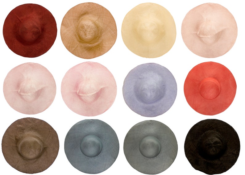 Black Parisisal Capeline for Millinery /& Hat Making