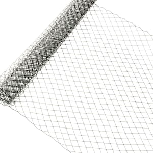 Russian Birdcage Veil Netting 10&quot; Wide - Sold by the Yard - Black