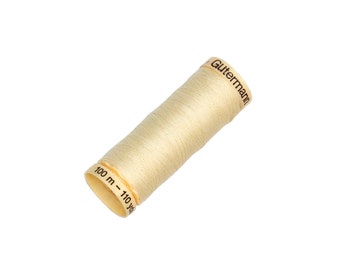 Gutermann Thread - Sew All Polyester Thread 110 Yards Eggshell (22)