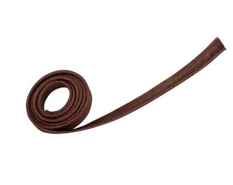 Satin Piping Binding Tape 1/2" Wide - Brown - Vendu par cour