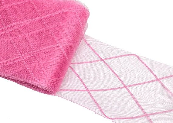 10 cm Crinoline Trim Coral Pink Horsehair Braid 3 yards Piece 4/"