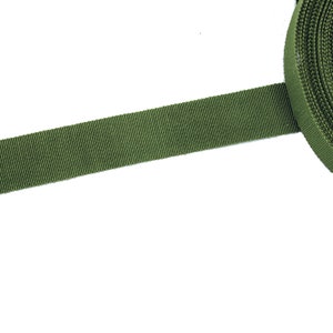 3mm 6mm 10mm 16mm 22mm 38mm 50mm DARK OLIVE GREEN Grosgrain Ribbon Double  Sided